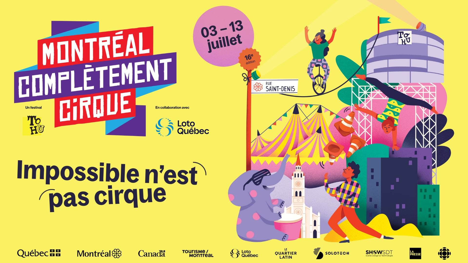 Montréal Complètement Cirque 2025