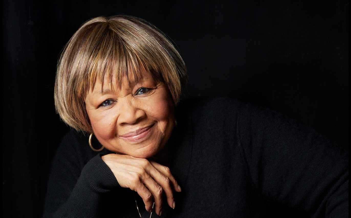 Danny Clinch photographing Mavis Staples in New York City at the Love Rocks Concert on March 9th 2023.