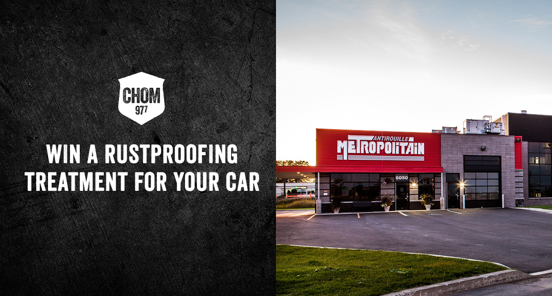 Win a Metropolitan Rustproofing treatment for your car