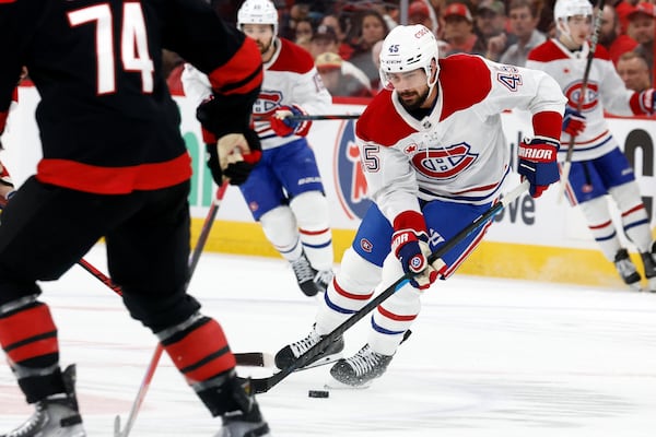 Canadiens jump out to big lead over Hurricanes after first period of Game 1