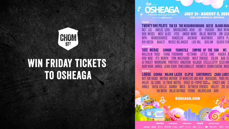 WIN FRIDAY TICKETS TO OSHEAGA